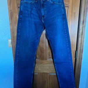 Levi's 506 Straight Deep Blue Relaxed Men's Jeans Size 34x34